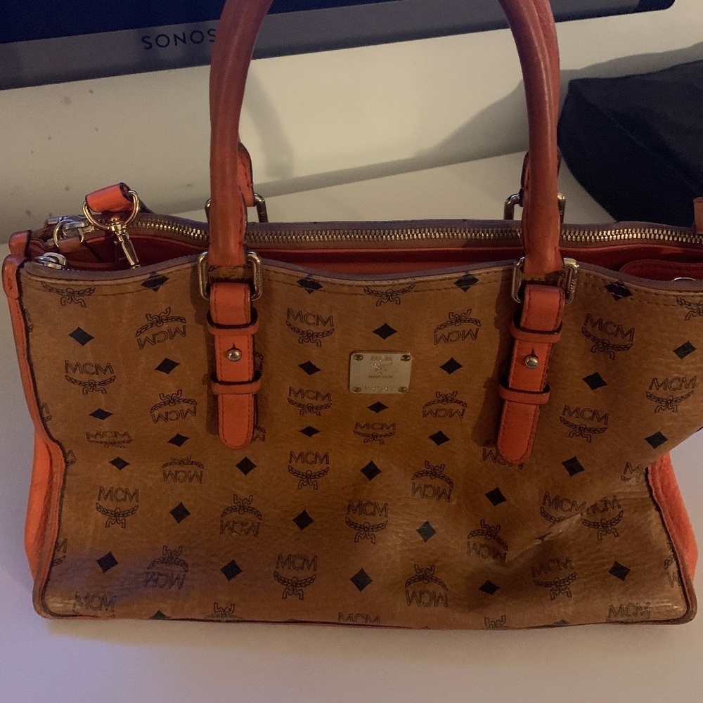 MCM Leather Tote